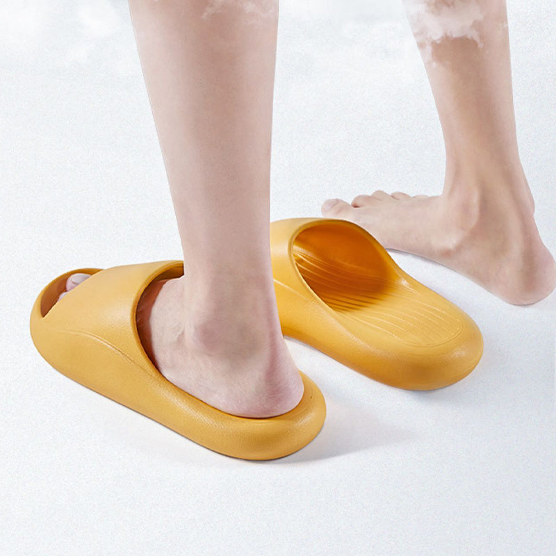 Simple Solid Color Thick Slippers