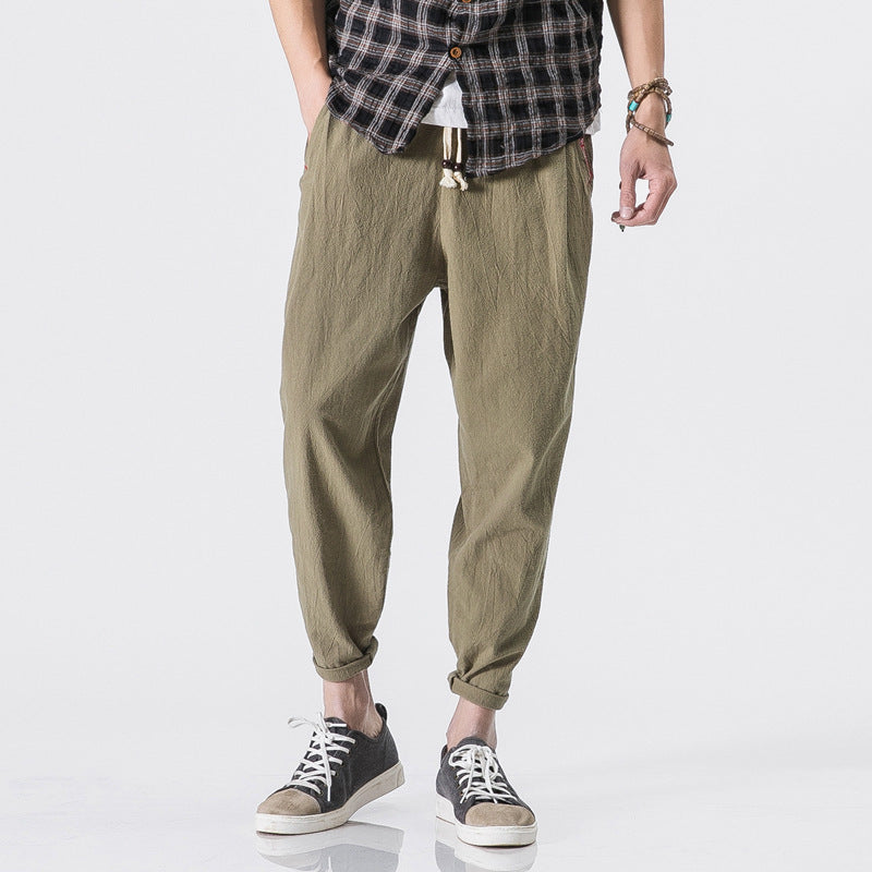 Nine-point Harem Pants