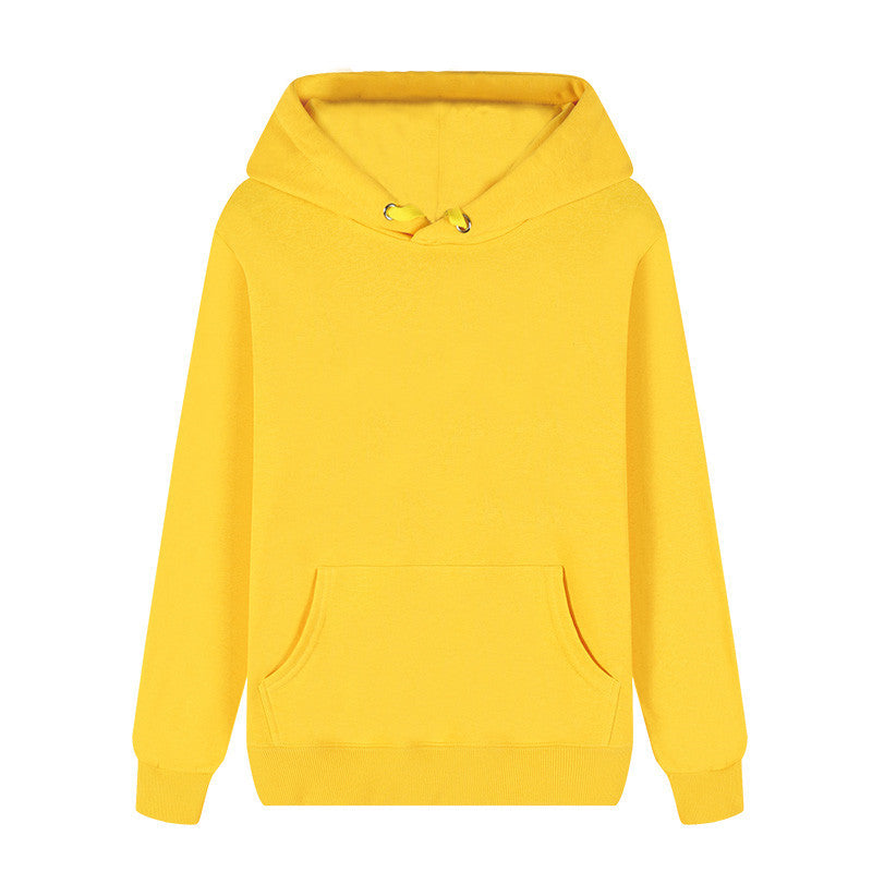 Plain Solid Colour Hoodie Jackets