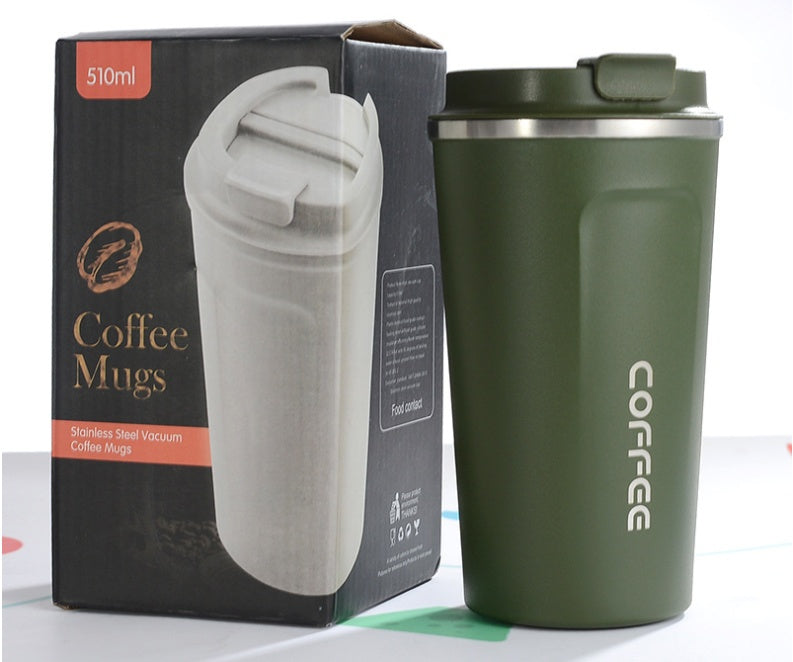 Travel Buddy: Stainless Steel Thermal Coffee Mug