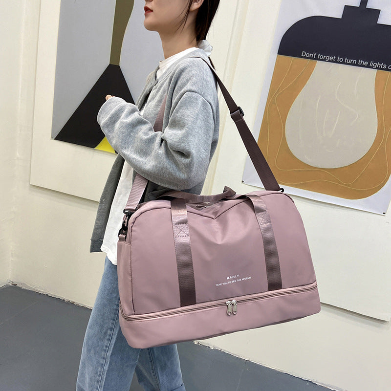 Dry & Wet Expandable Shoulder Travel Bag