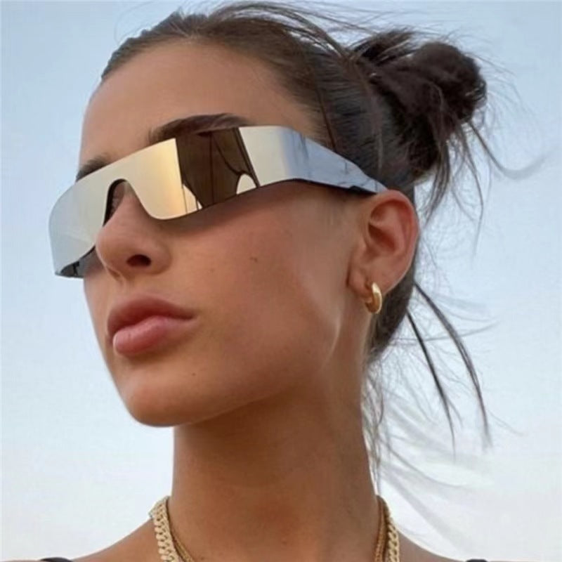 Monocle Punk Frame Color Fashion Glasses