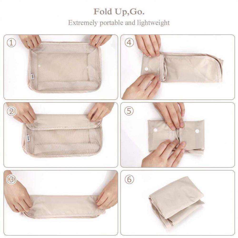 8-piece Set Luggage Divider Bag Travel Storage Organizer Packing Cube Bag