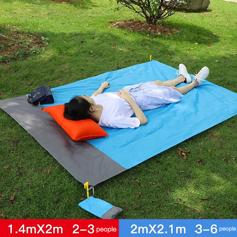 Portable Waterproof Picnic Mat & Beach Pocket Blanket