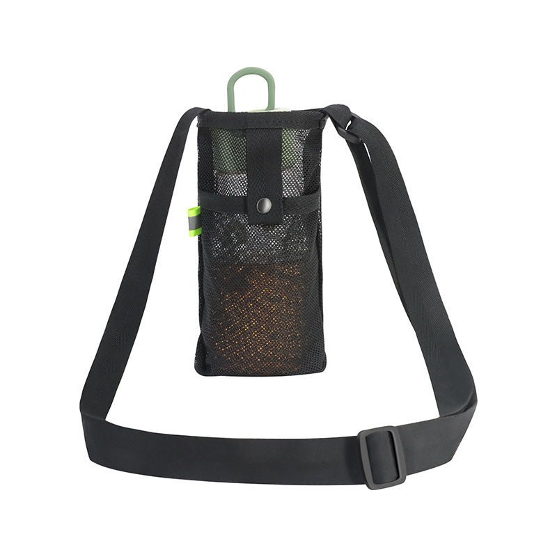 Water Bottle Carrier With Adjustable Shoulder Strap