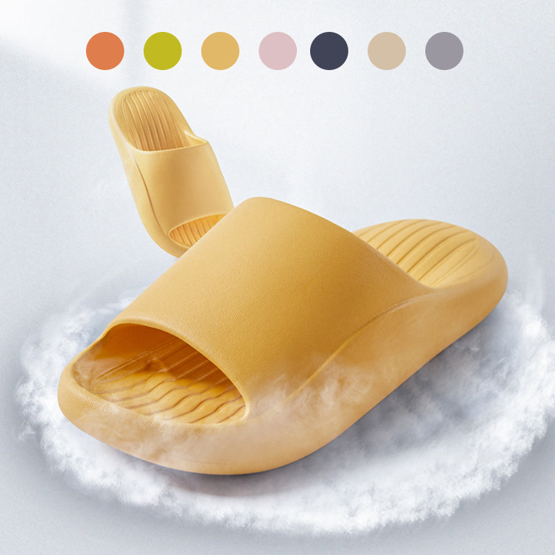Simple Solid Color Thick Slippers