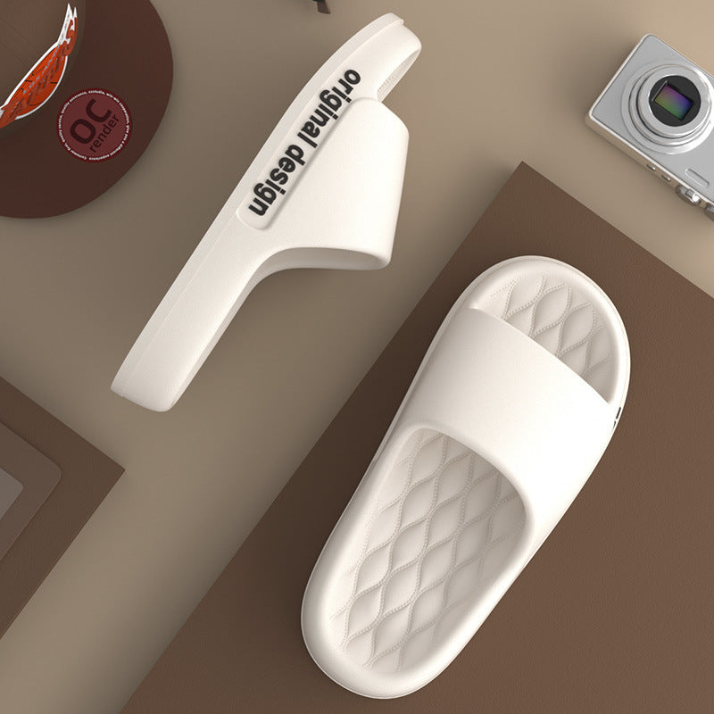 Simple Comfy Thick Non-slip Slippers