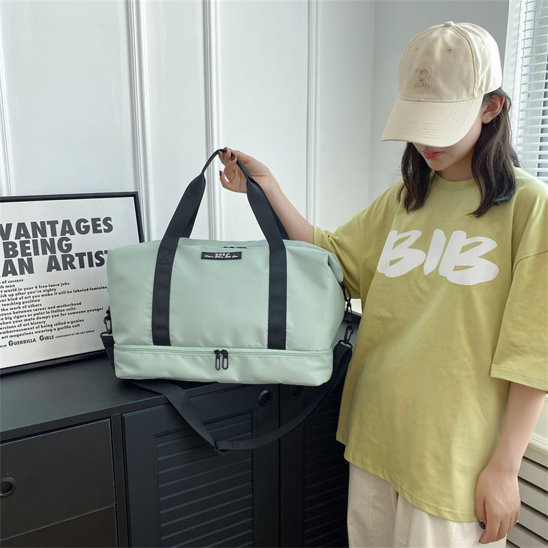 Travel Duffle Bag With Shoes Compartment