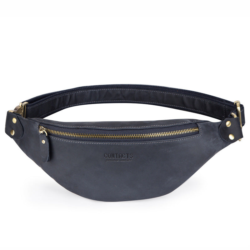 Retro Crazy Leather Waist Bag