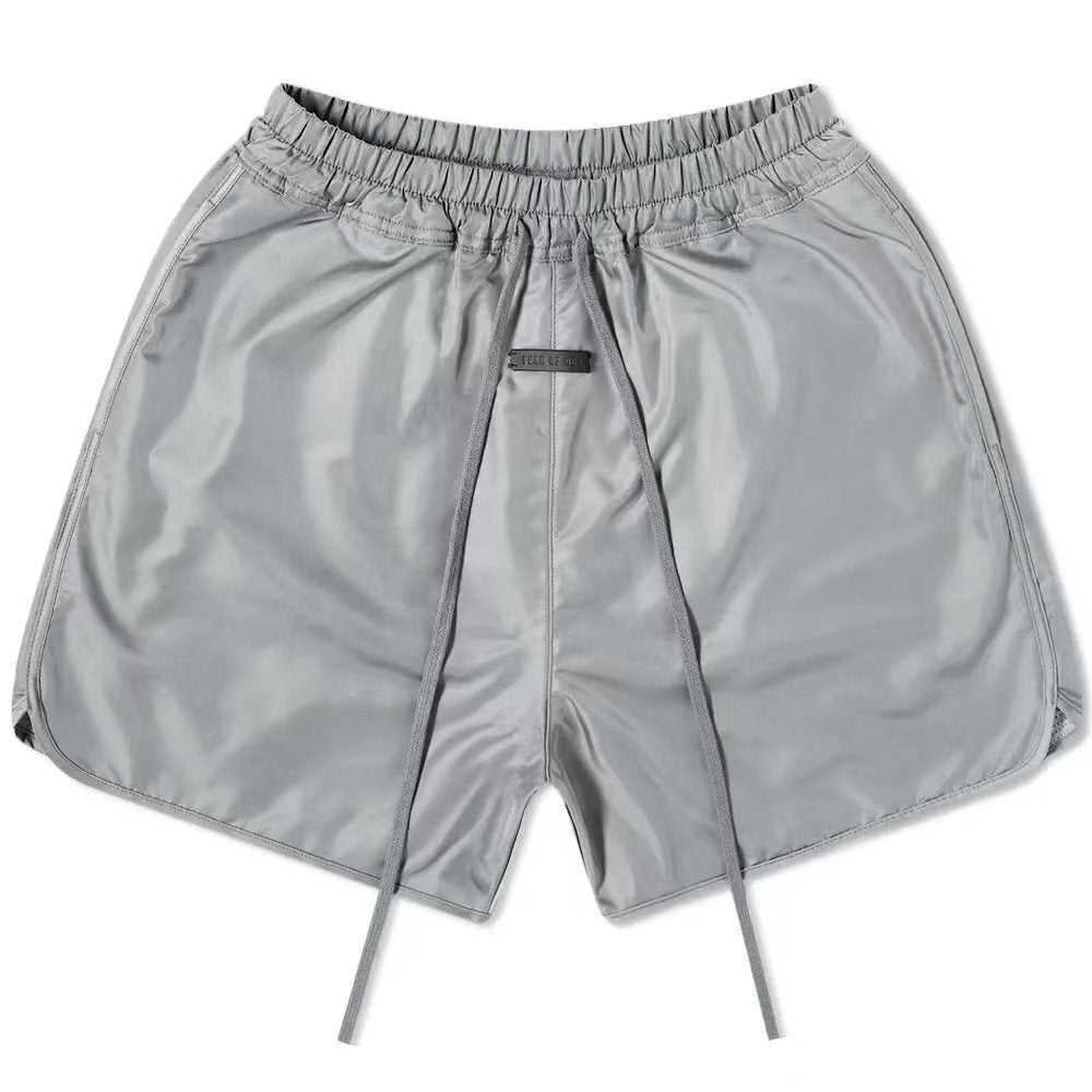 Unisex High Street Loose Five-point Sports Pants