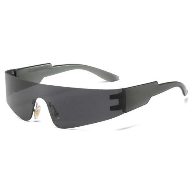 Monocle Punk Frame Color Fashion Glasses