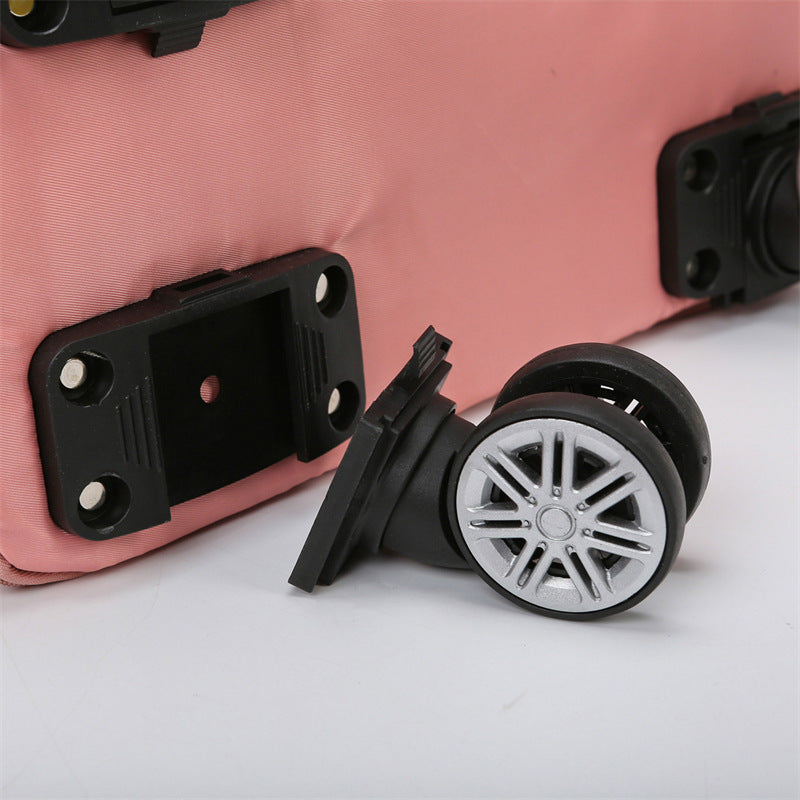 Universal Wheel Travel Bag With Double-layer