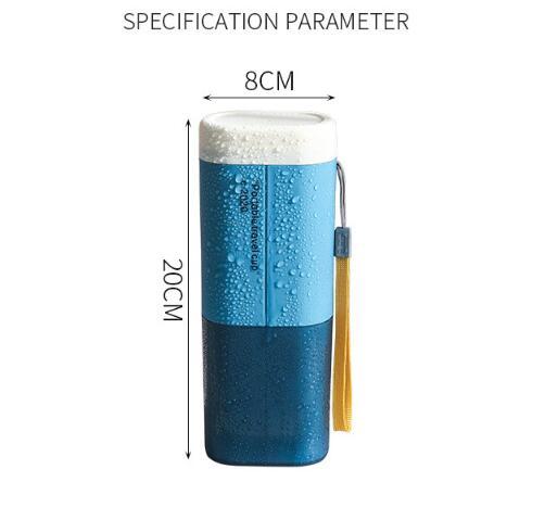 Portable Travel Two-Tone Toothbrush Storage Box
