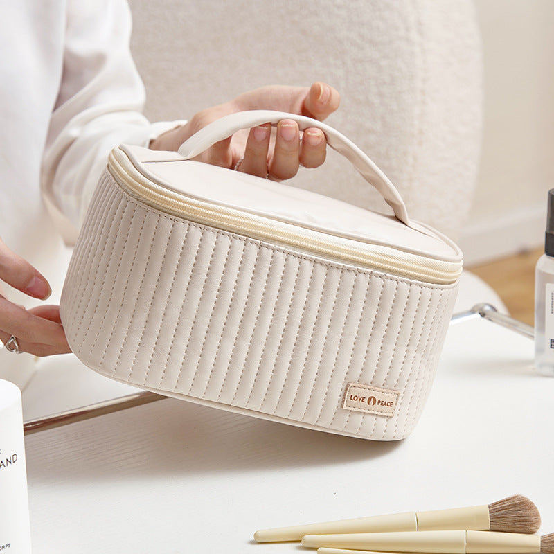 Open-top Cake Makeup Bag