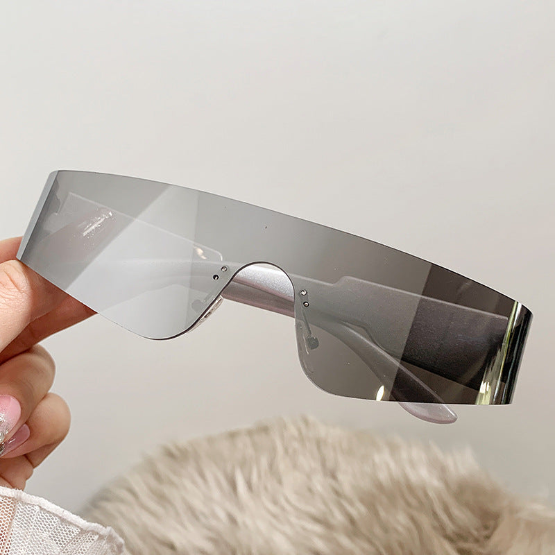 Monocle Punk Frame Color Fashion Glasses
