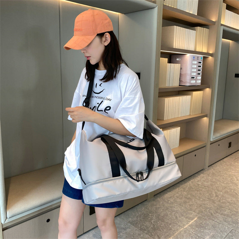 Travel Duffle Bag With Shoes Compartment