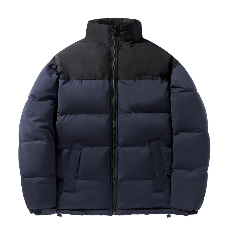Cotton-padded Two-Tone Coat