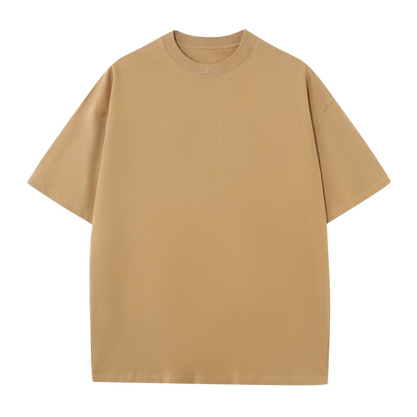 Cotton Short Sleeve Round Neck Loose