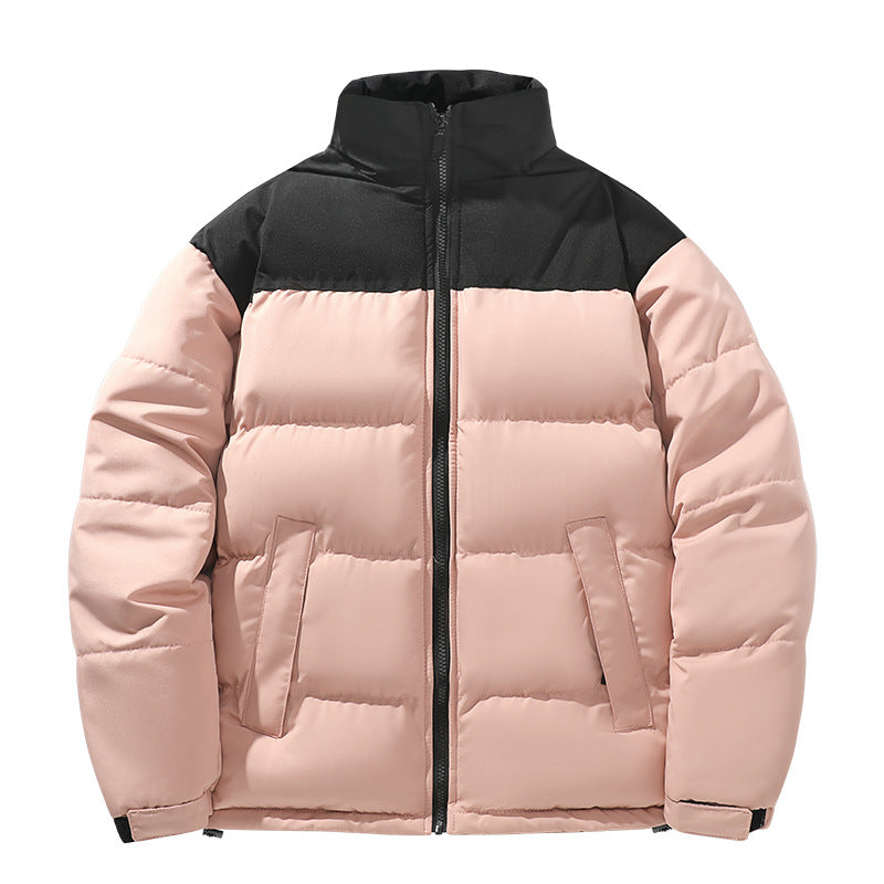 Cotton-padded Two-Tone Coat