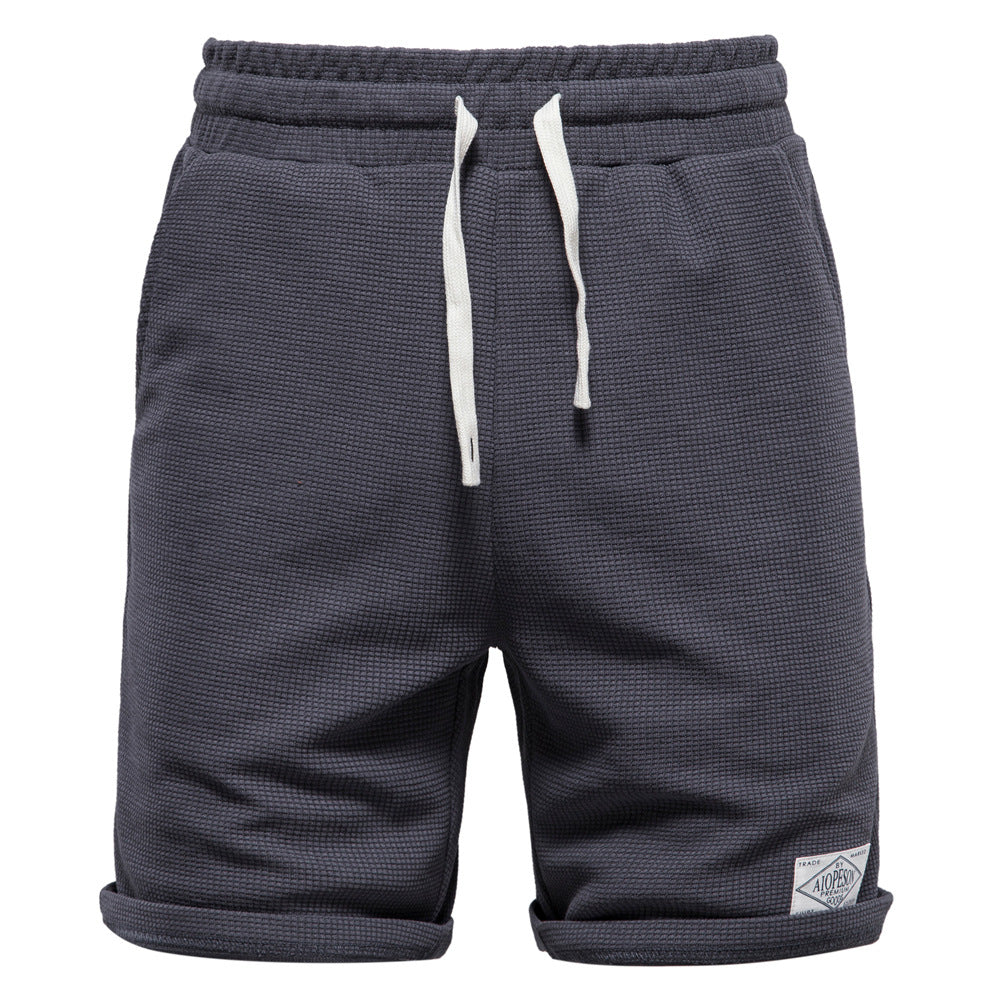 Leisure Elastic Waist Tie Shorts
