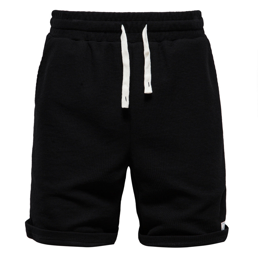 Leisure Elastic Waist Tie Shorts