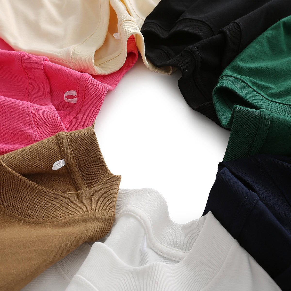 Cotton Short Sleeve Round Neck Loose