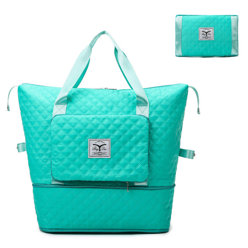 Soft Surface Extended Shoulder Expandable Travel Bag