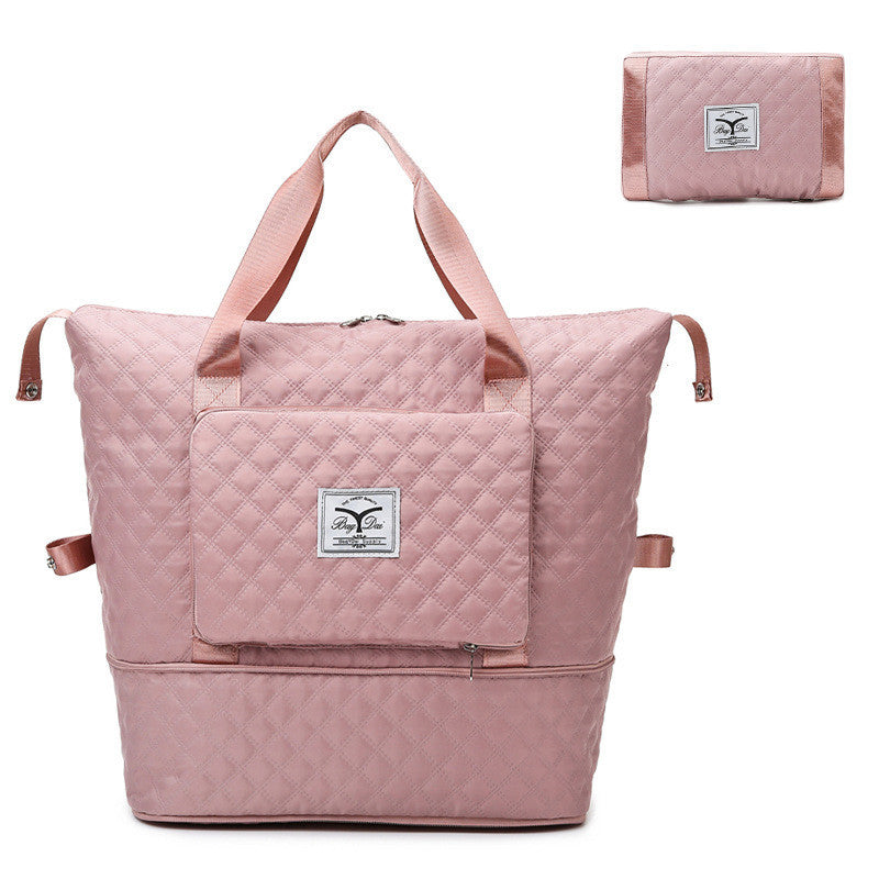 Soft Surface Extended Shoulder Expandable Travel Bag
