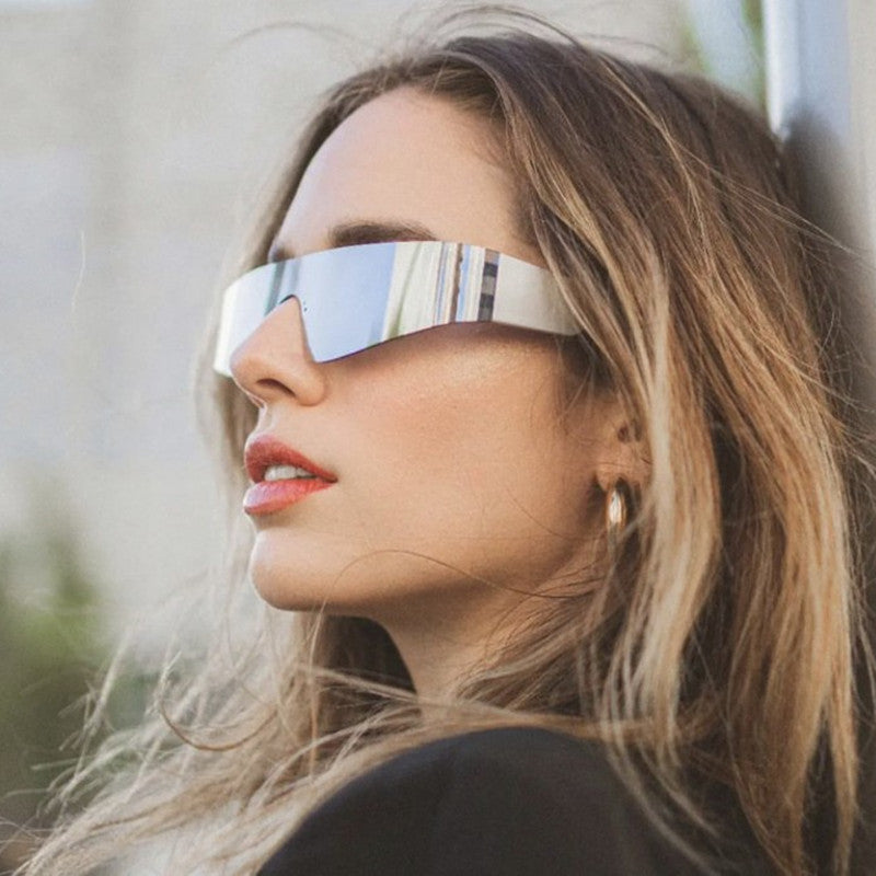 Monocle Punk Frame Color Fashion Glasses