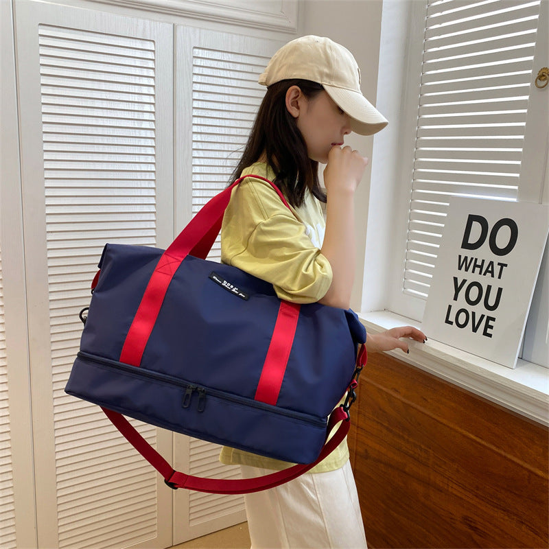 Travel Duffle Bag With Shoes Compartment