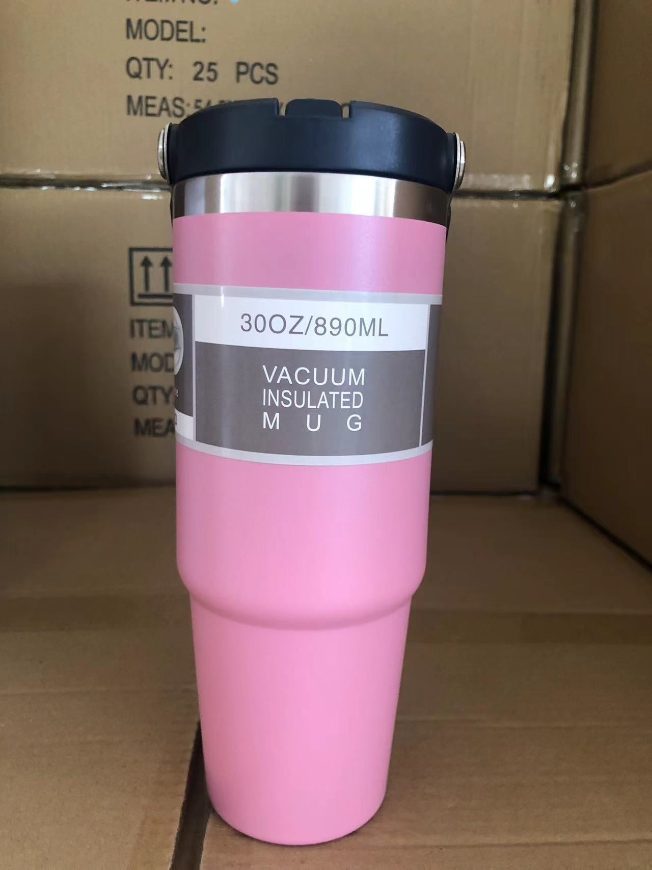 Portable Stainless Steel Cup With Handle