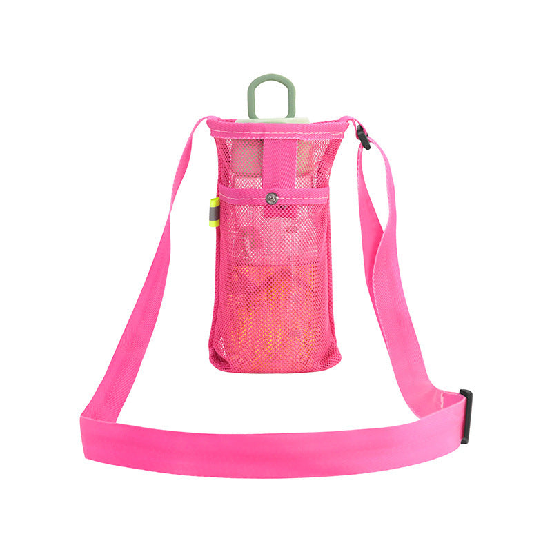 Water Bottle Carrier With Adjustable Shoulder Strap