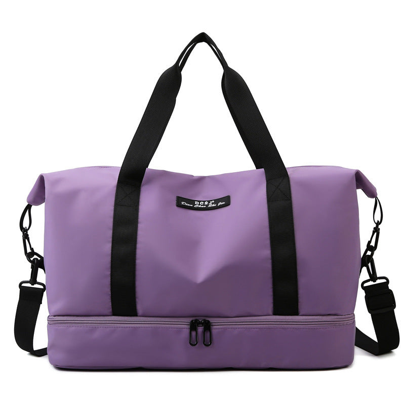 Travel Duffle Bag With Shoes Compartment