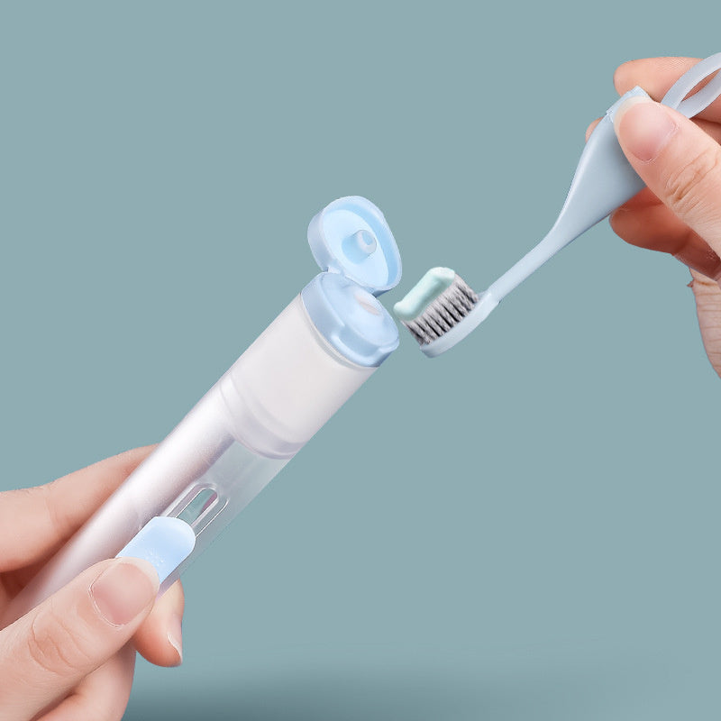 Easy Travel Portable Folding Travel Toothbrush Set