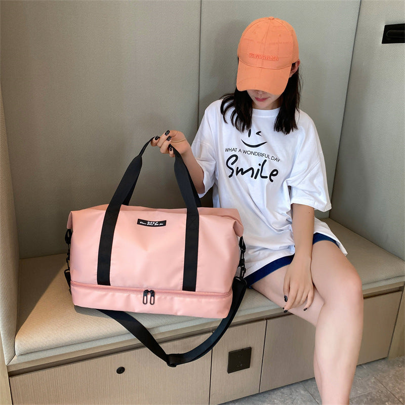 Travel Duffle Bag With Shoes Compartment