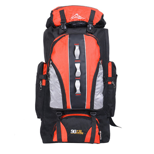 Waterproof Nylon Outdoor Hiking Bag 100L