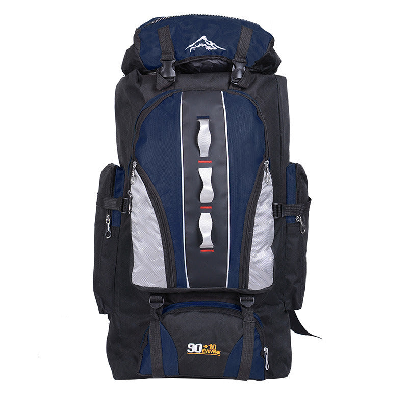 Waterproof Nylon Outdoor Hiking Bag 100L