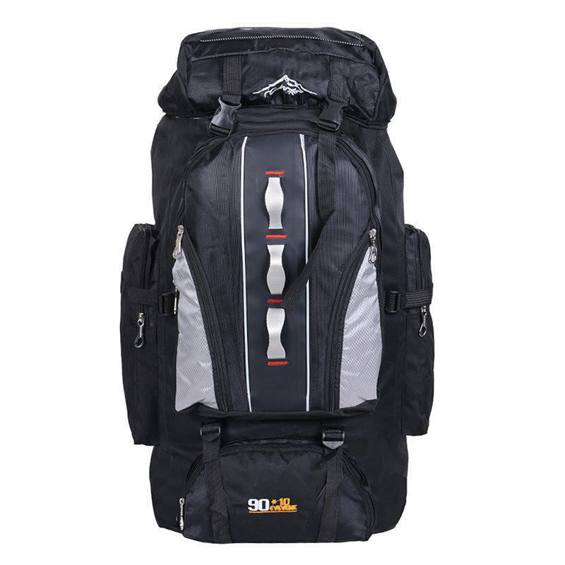 Waterproof Nylon Outdoor Hiking Bag 100L