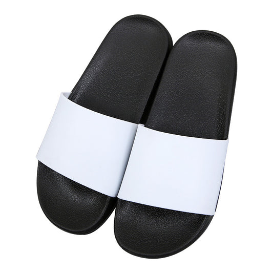Black White Non-slip Slides
