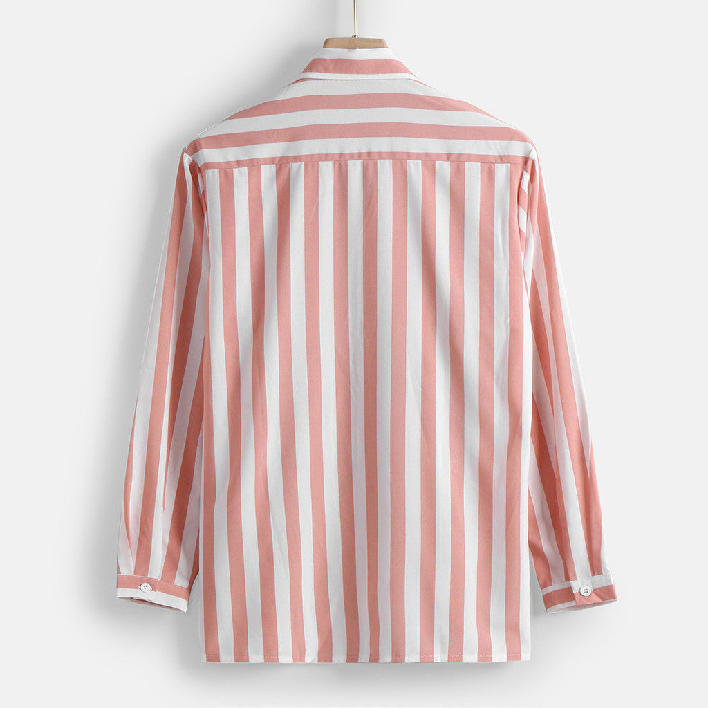 Long Sleeve Summer Striped Shirt