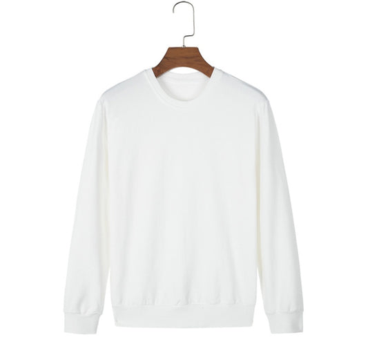 Simple Plain Cotton Sweatshirt