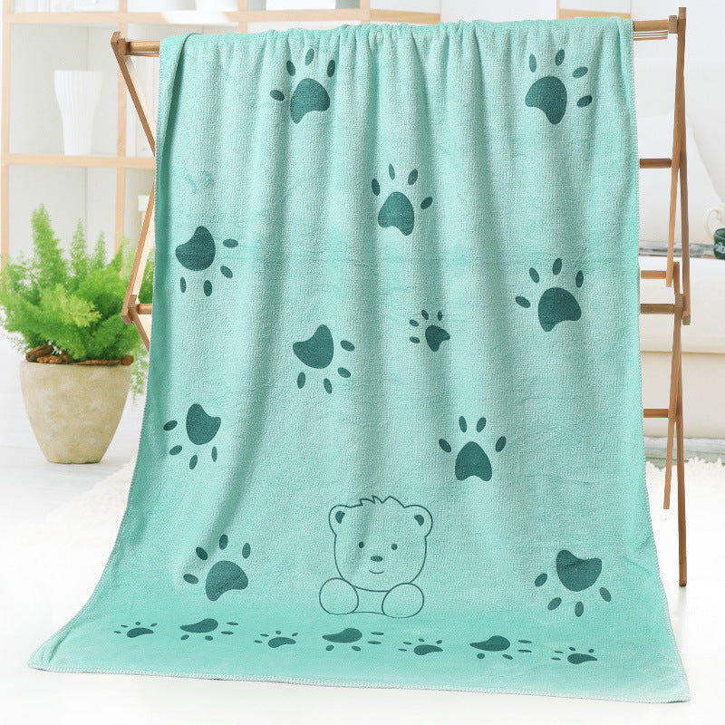 Cartoon print beach towel