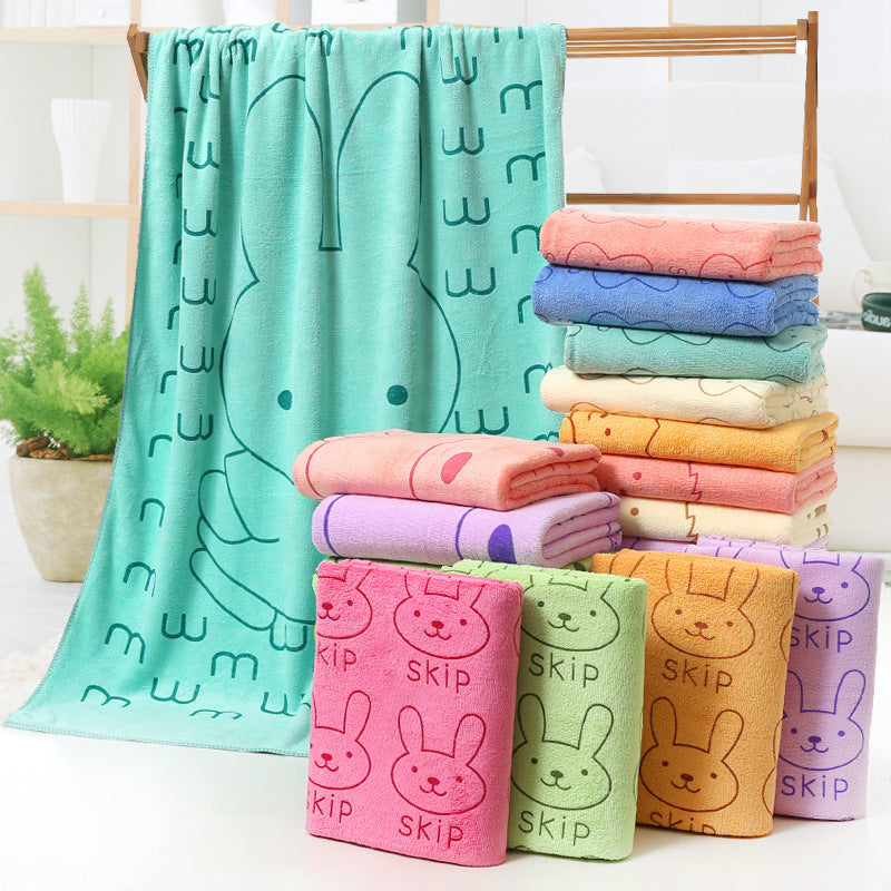 Cartoon print beach towel