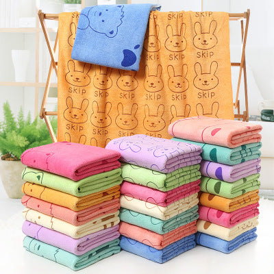 Cartoon print beach towel