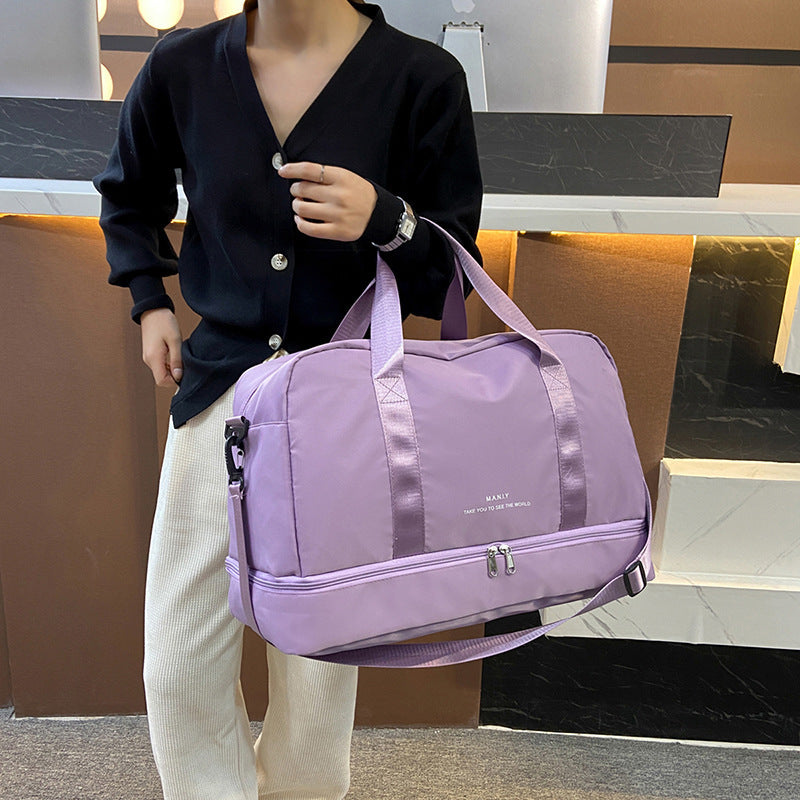 Dry & Wet Expandable Shoulder Travel Bag