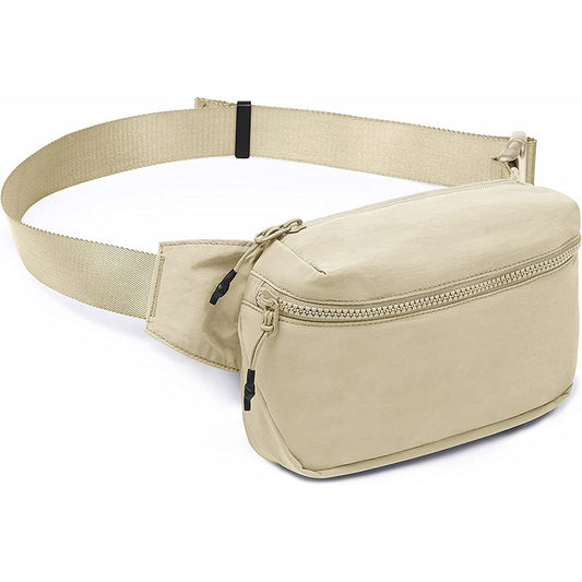 Travel Solid Colour Waist Messenger Bag