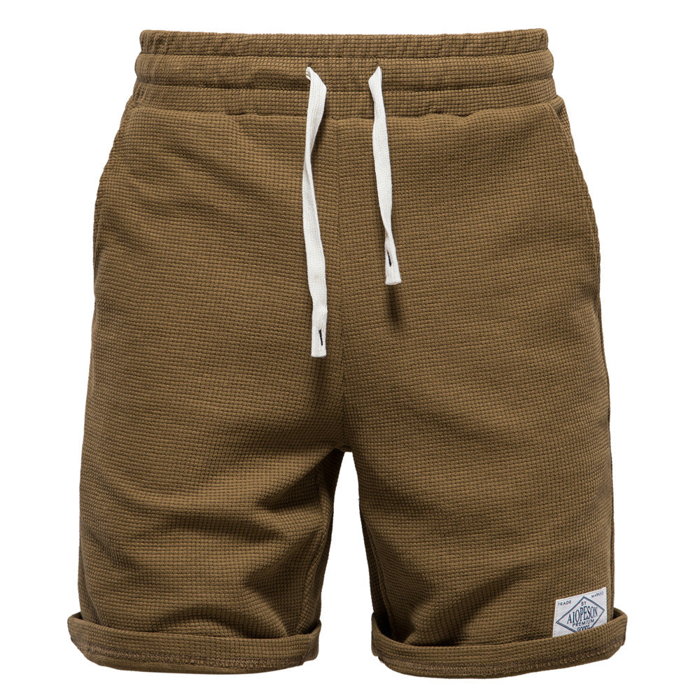 Leisure Elastic Waist Tie Shorts