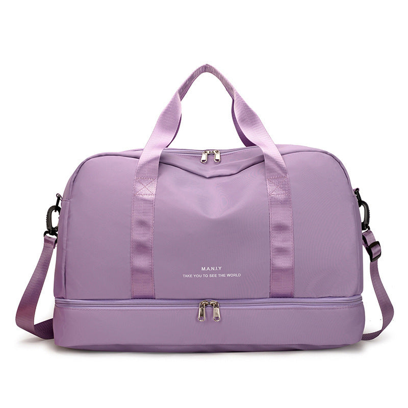 Dry & Wet Expandable Shoulder Travel Bag