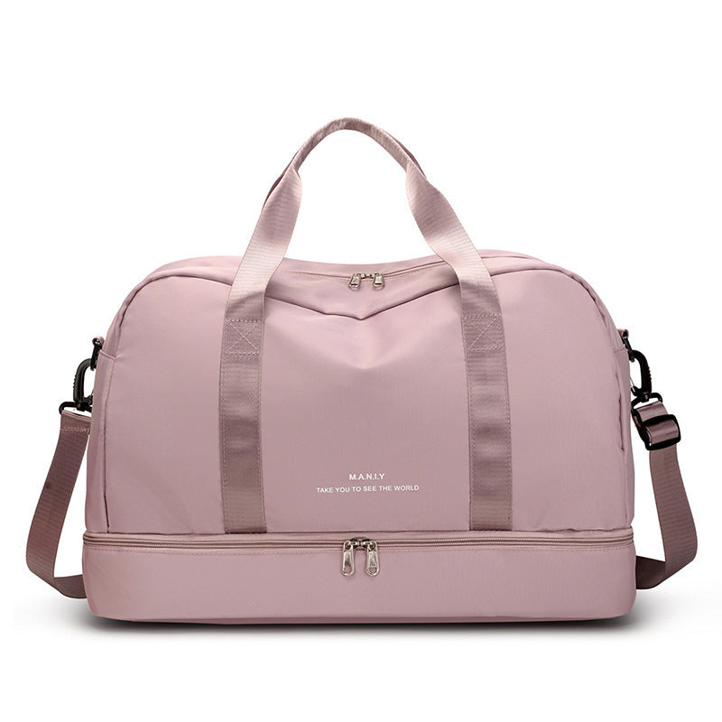 Dry & Wet Expandable Shoulder Travel Bag