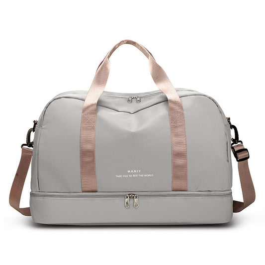 Dry & Wet Expandable Shoulder Travel Bag